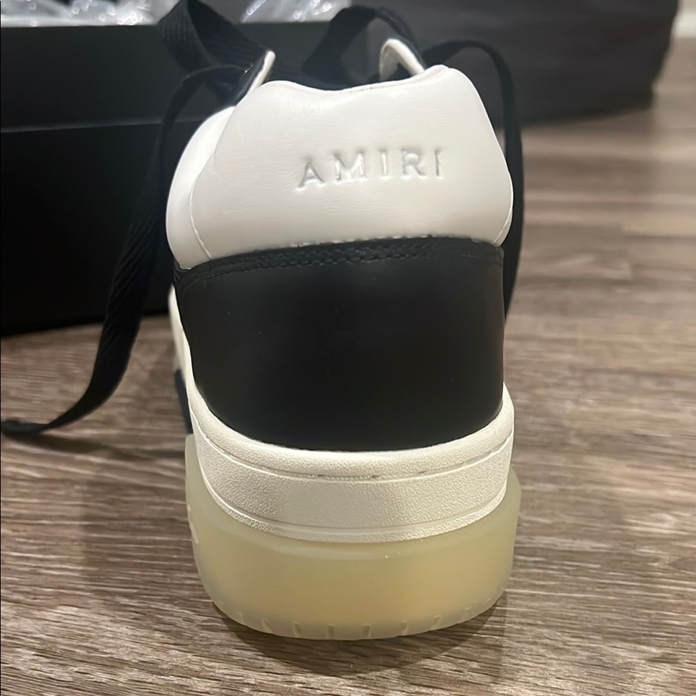 Black and White Men's Sneakers - Picture 3 of 6